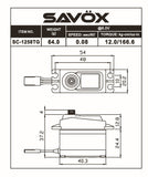 Discontinued - Use SC1258TGP-BE - SC1258TG-BE - Black Edition Standard Size Coreless Digital Servo .08/166 @ 6V
