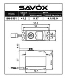 Discontinued - USE SG0351P - SG0351 - Standard Digital Servo .17/57 @6v